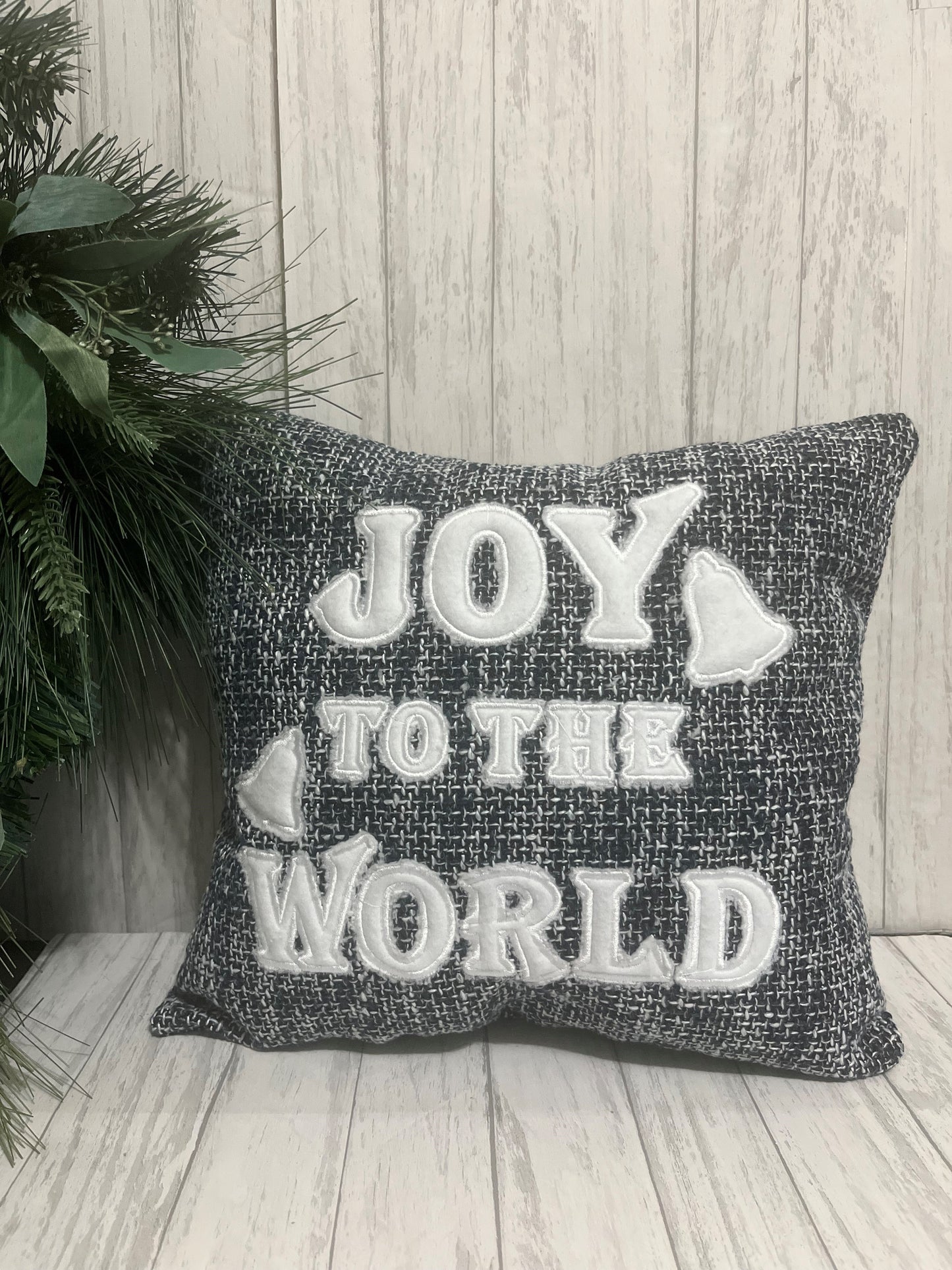 Embroidered Christmas Pillows