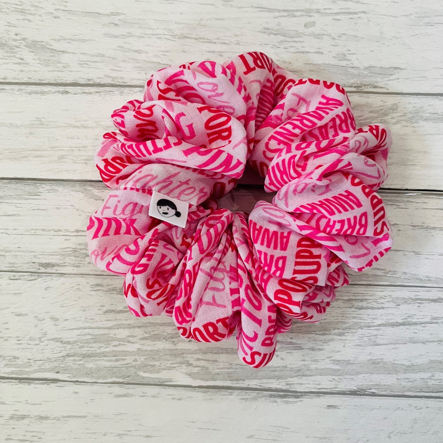 Breast Cancer Awareness Scrunchie