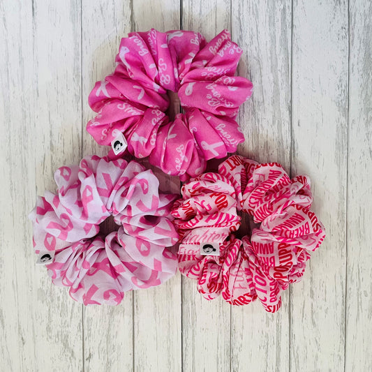 Breast Cancer Awareness Scrunchie